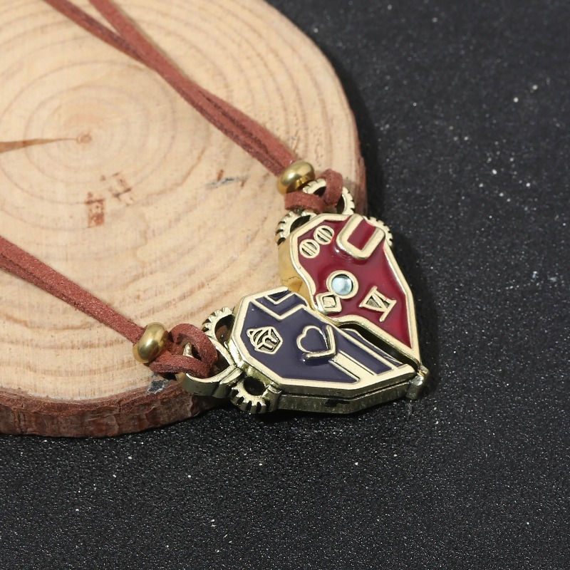 Magnetic Clasp Cosplay - Game Arcane Caitlyn Vi Necklace Pendant