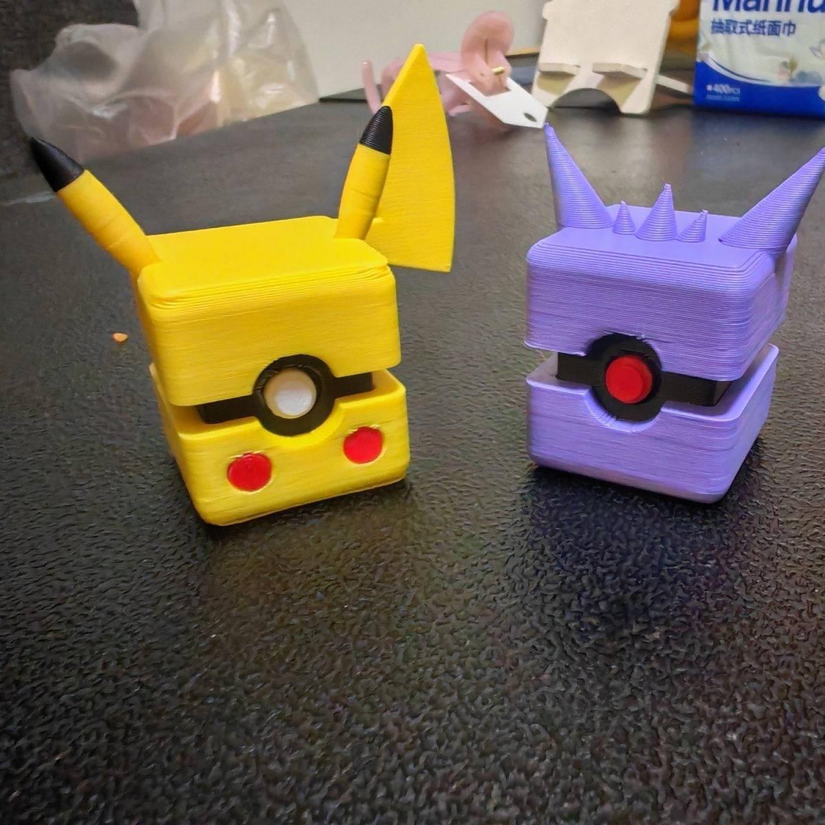 Cosplay Prop 3D Print - Popular Pokemon 3D Printed Fidget Button