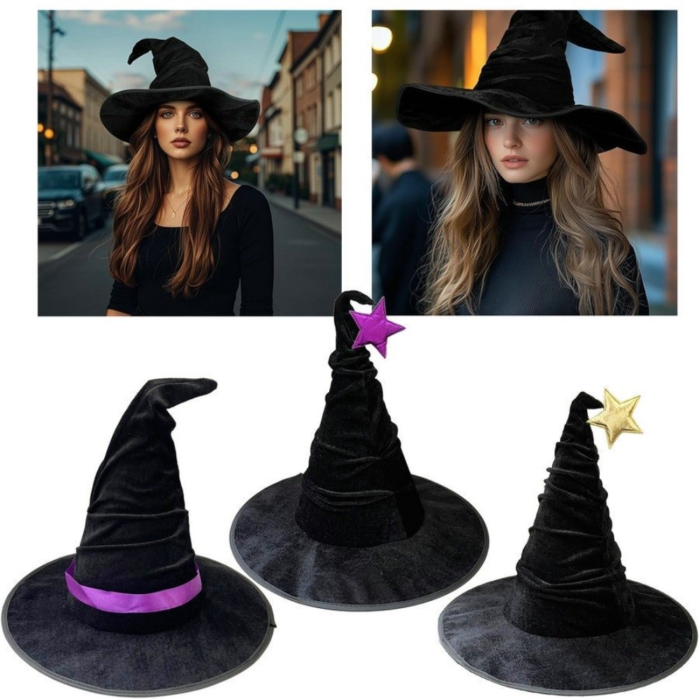Easy Cosplay Prop - Easy To Storage Velvet Halloween Witch