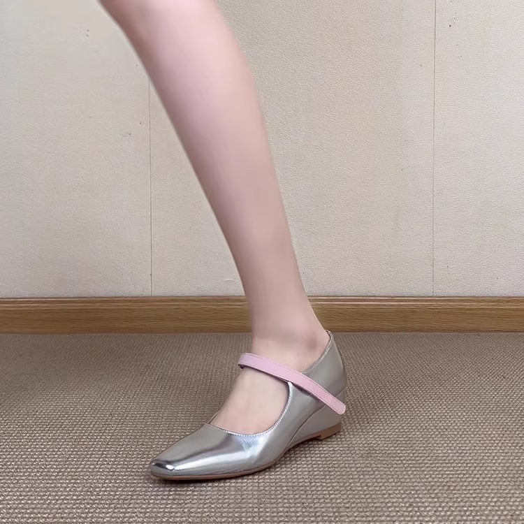 Women's Wedge Square Toe Shall - Velcro Hook Loop 评论和价格