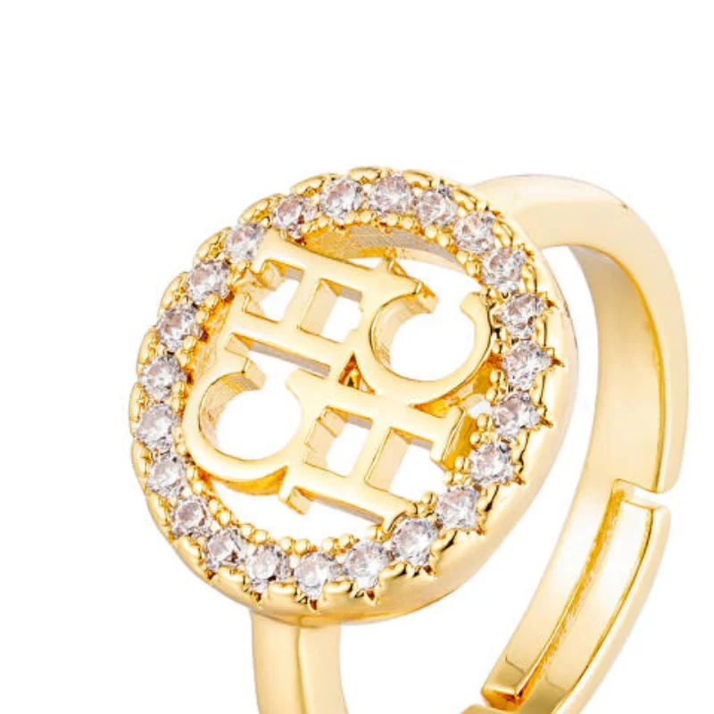 CH Two-Tone Zircon Hollow Lett - Cosplay Prop Designer 评论和价格