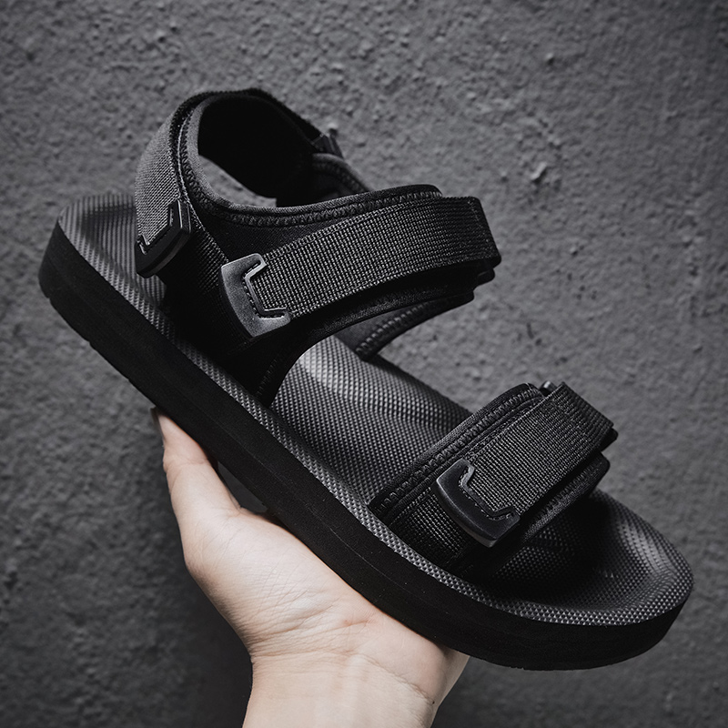 Adjustable Flat Sandals For Wi - Velcro Hook Loop 评论和价格