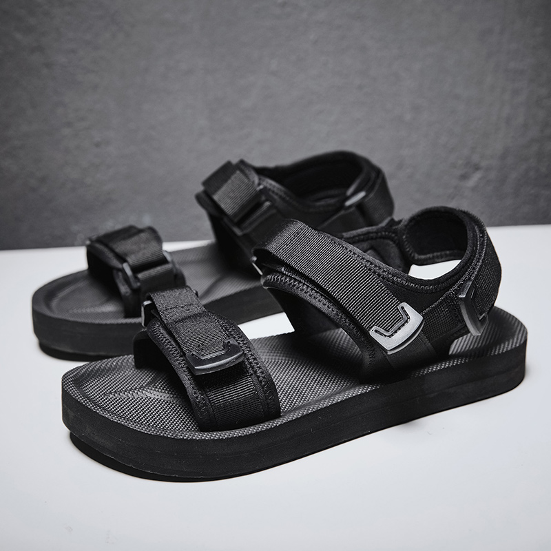 Adjustable Flat Sandals For Wi - Velcro Hook Loop 评论和价格