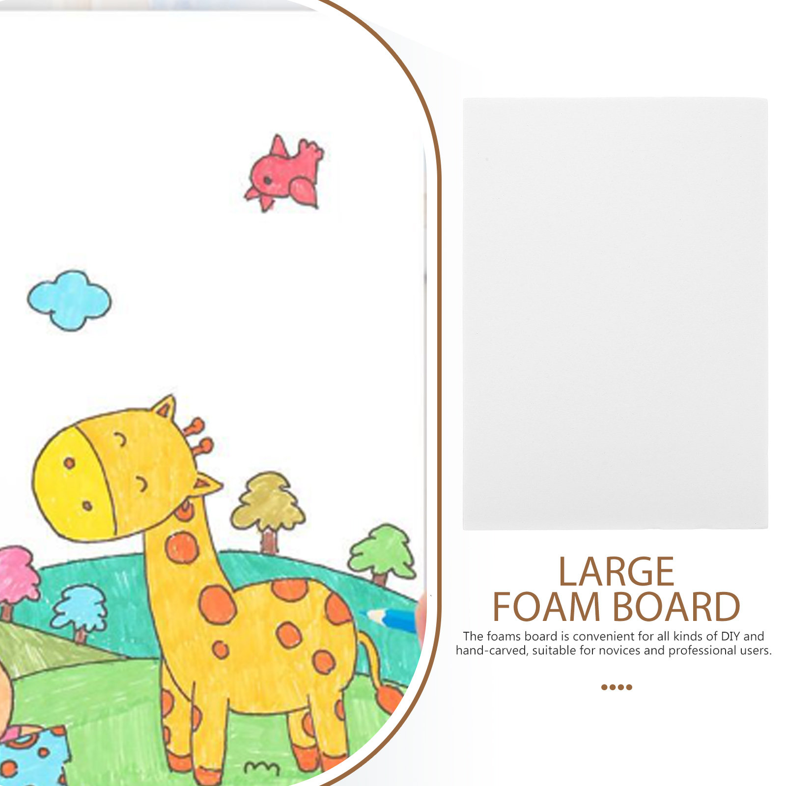 10Pcs Blank Foam Boards Large  - Cosplay Prop Foam Board 评论和价格