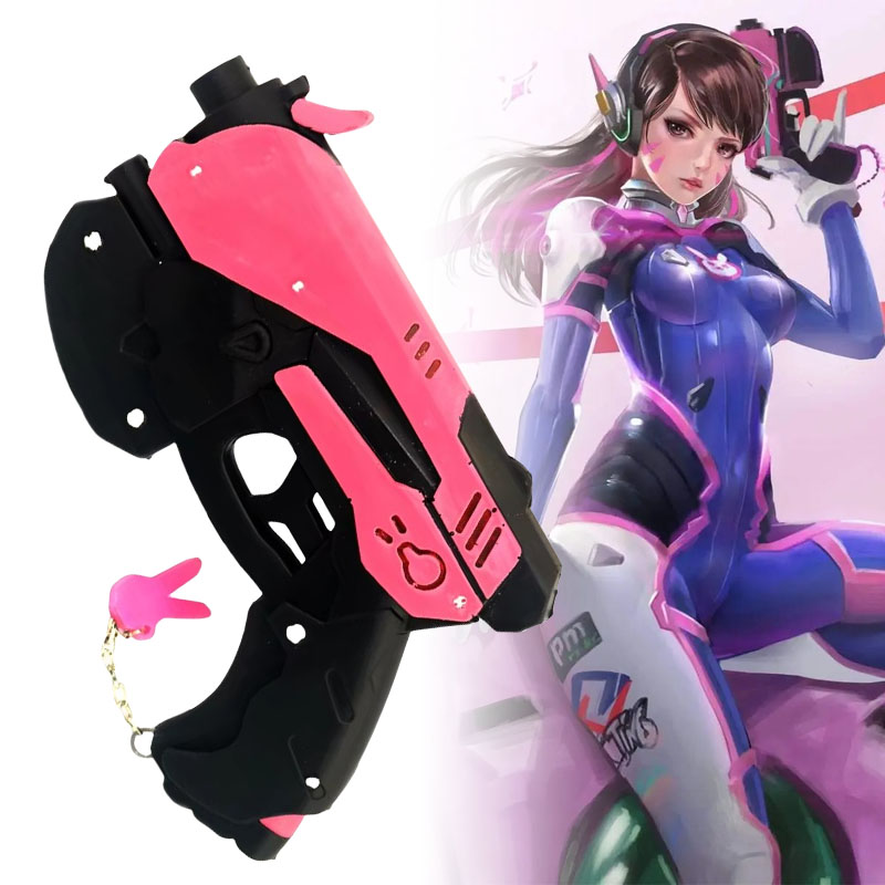 Real Size D.Va Pistol Gun Weap - Dva Cosplay Prop 评论和价格