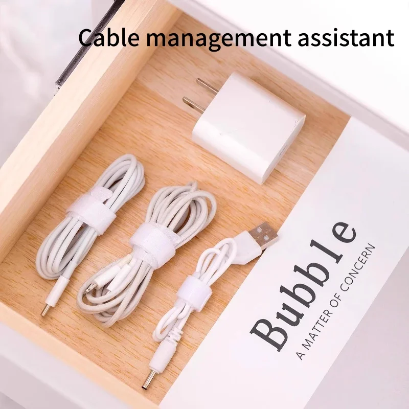 Cut-Free Reusable Cable Organi - Velcro Hook Loop 评论和价格