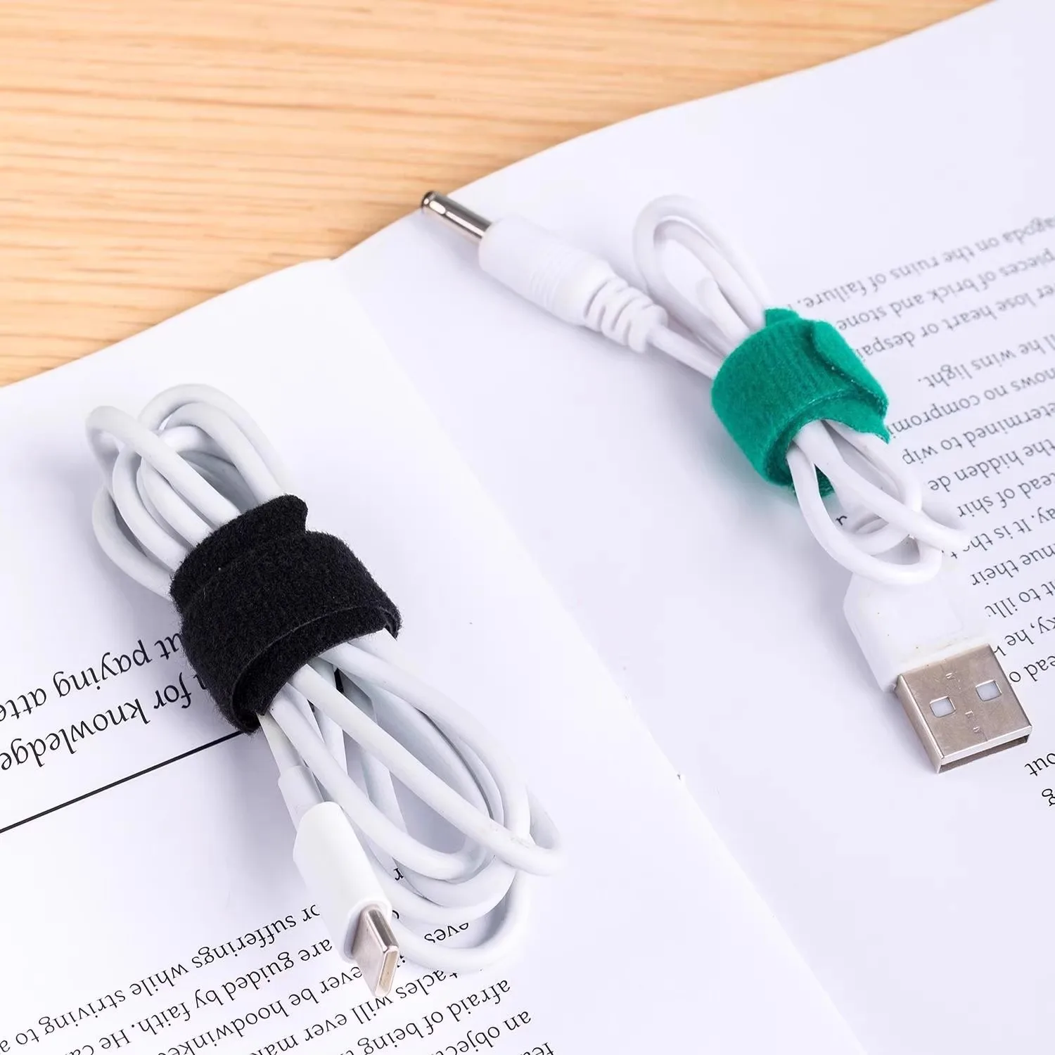 Cut-Free Reusable Cable Organi - Velcro Hook Loop 评论和价格