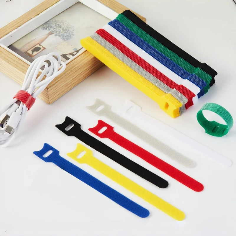Cut-Free Reusable Cable Organi - Velcro Hook Loop 评论和价格