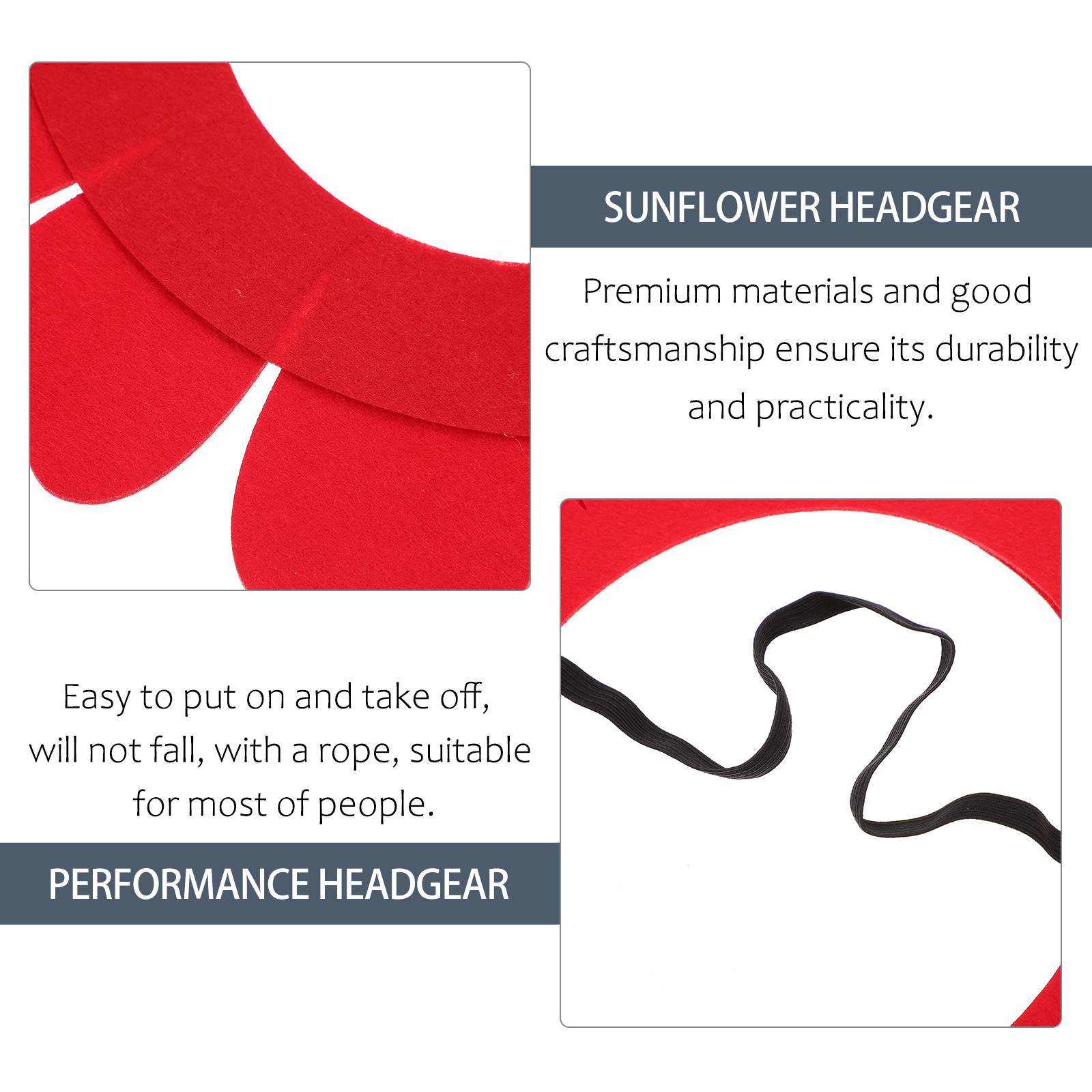 2Pcs Premium Felt Sunflower He - Easy Cosplay Prop 评论和价格