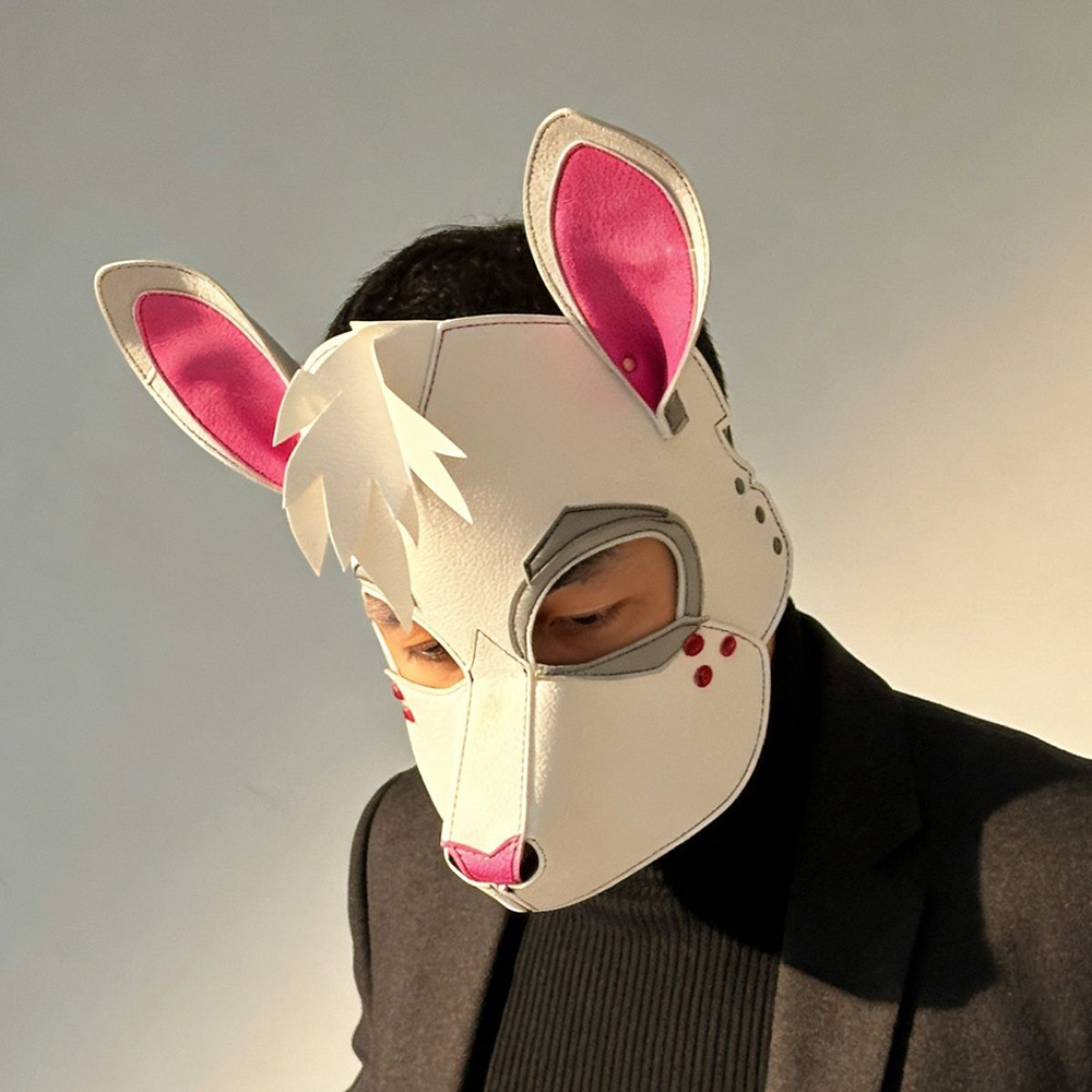 Punk Rabbit Mask White Bunny P - Cosplay Prop Pattern 评论和价格