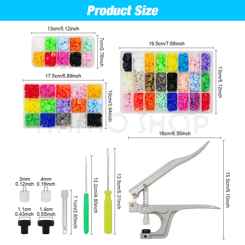 Plastic Snaps Fastener Pliers  - Snap Fastener Set 评论和价格
