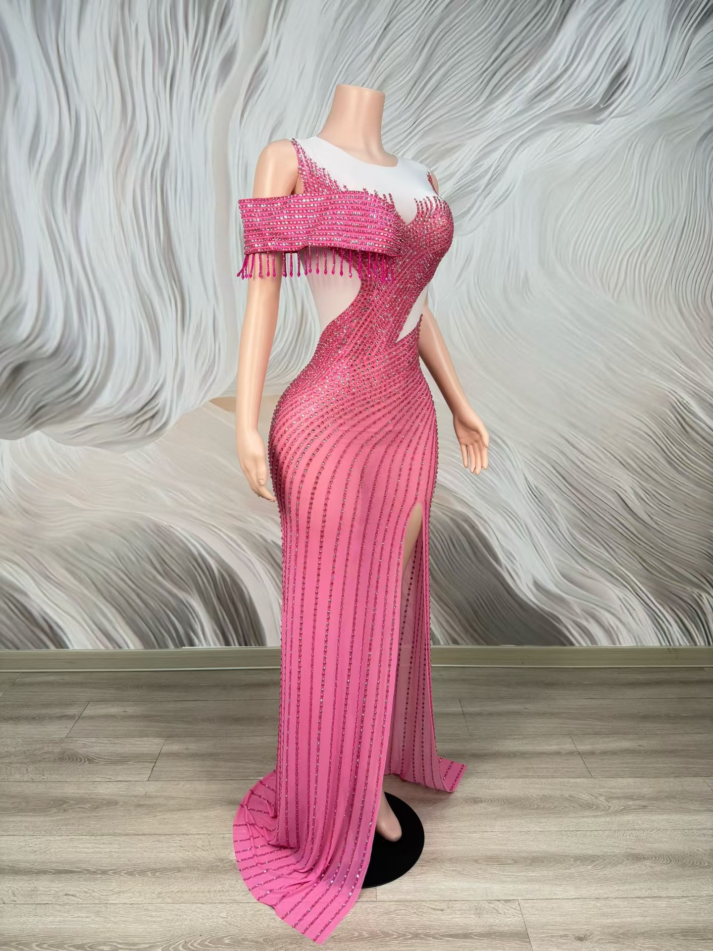 Mulan Elegant Fuchsia Full Rhi - Briar Cosplay Prop 评论和价格