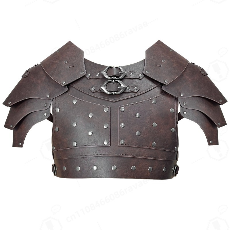 Medieval Studded Shoulder Ches - Cosplay Props 评论和价格