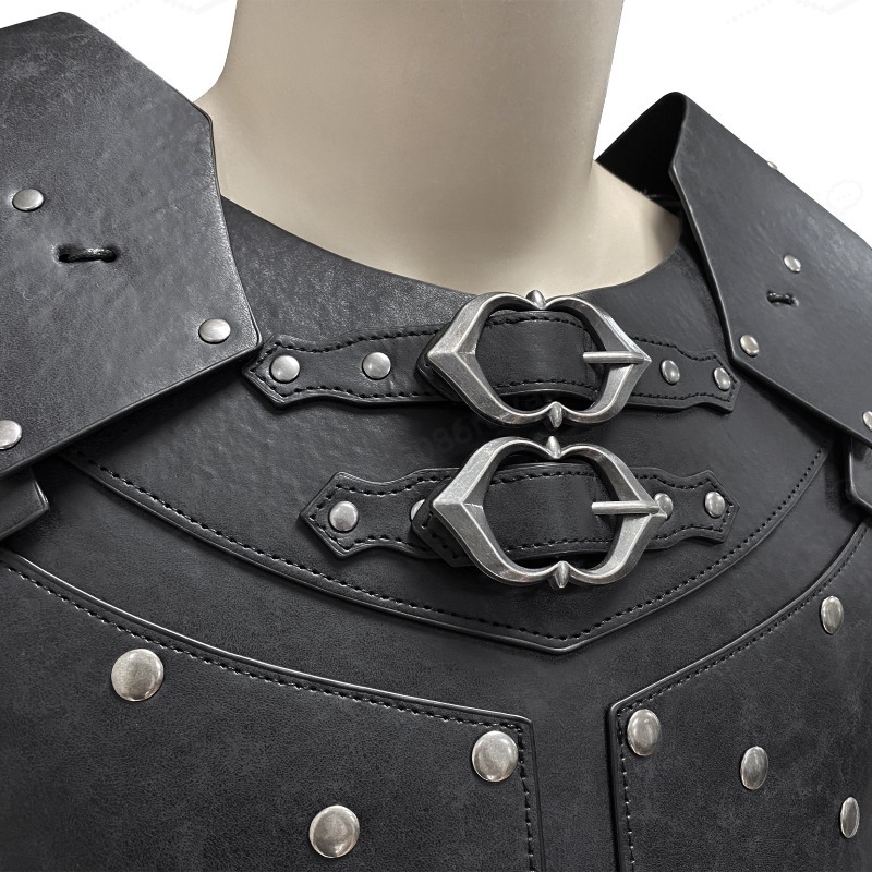 Medieval Studded Shoulder Ches - Cosplay Props 评论和价格