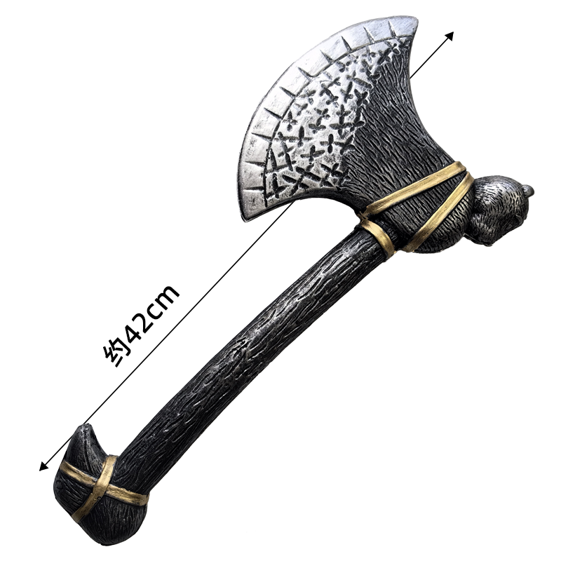 Halloween Axe Prop Dog Head Ax - Cosplay Prop Axe 评论和价格