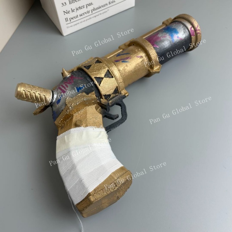 28cm/11.02in Jinx Pistol Custo - Cosplay Prop 3D Print 评论和价格
