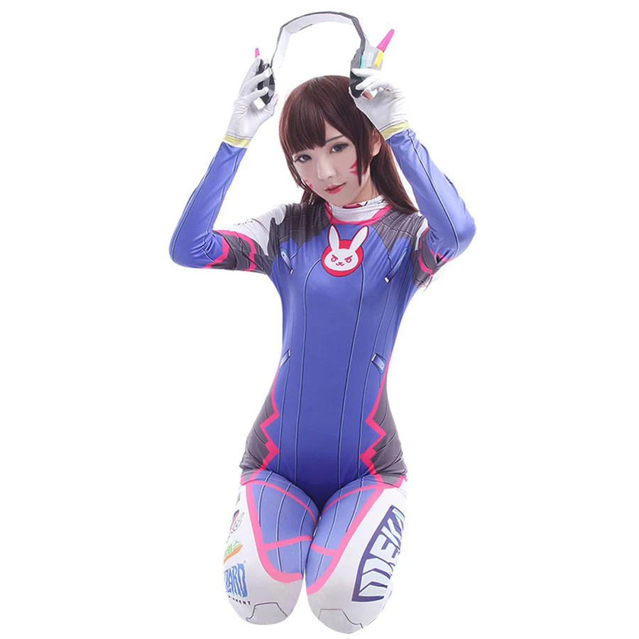 Anime Woman Jumpsuit Tights Dv - Dva Cosplay Prop 评论和价格