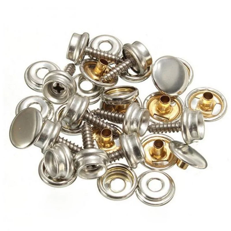 10 Sets Stainless Steel Tappin - Snap Fastener Set 评论和价格