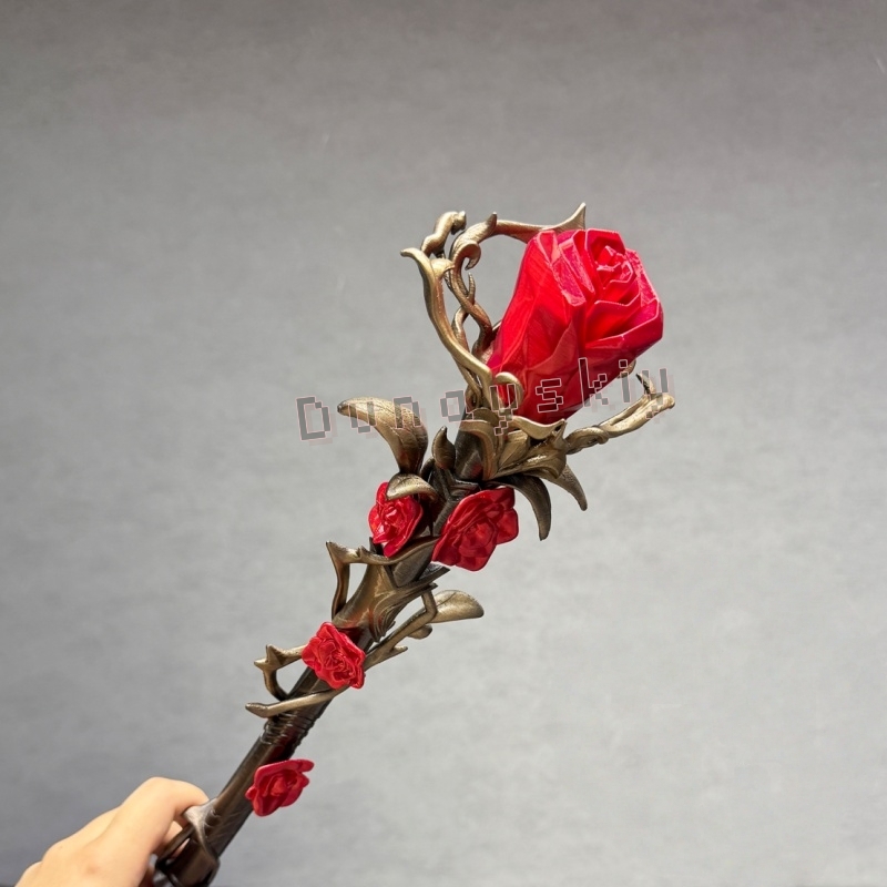 Sylus Staff Silver Wing Demon  - Cosplay Prop 3D Print 评论和价格