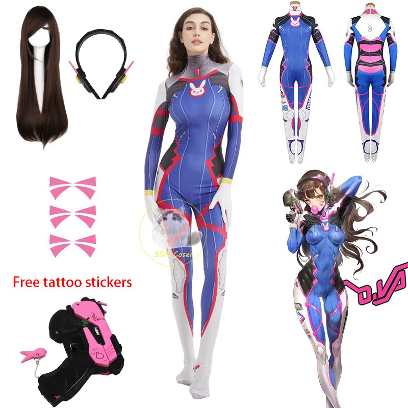 Dva Cosplay Costume Bodysuit Z - Dva Cosplay Prop 评论和价格