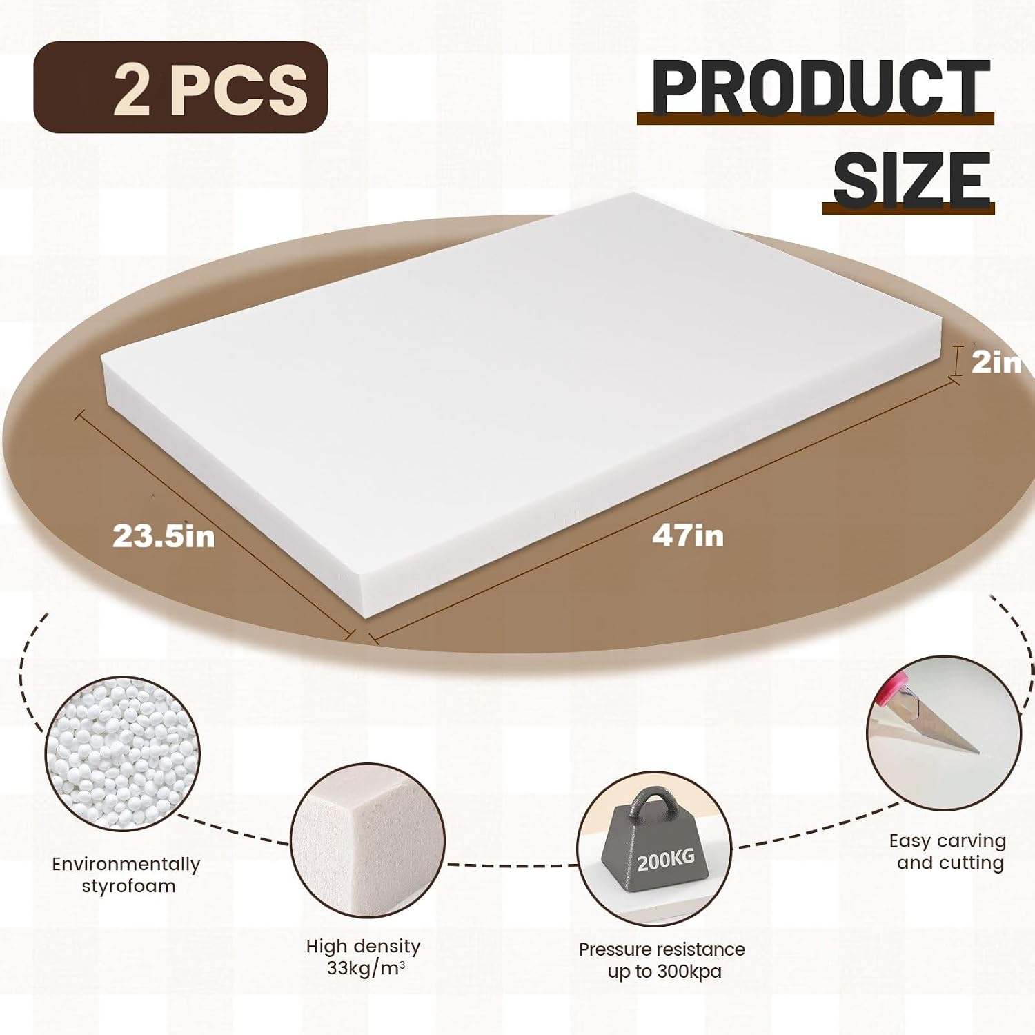 High Density XPS Large Foam Bo - Cosplay Prop Foam Board 评论和价格
