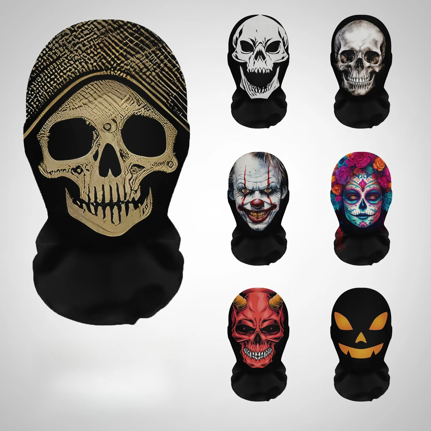 Halloween Terror Masks 3D Prin - Cosplay Prop Pattern 评论和价格