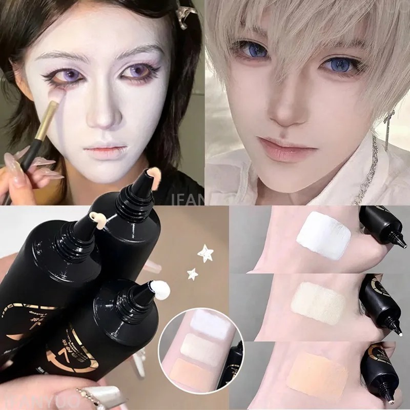 White Liquid Foundation for Ha - Cosplay Prop Primer 评论和价格
