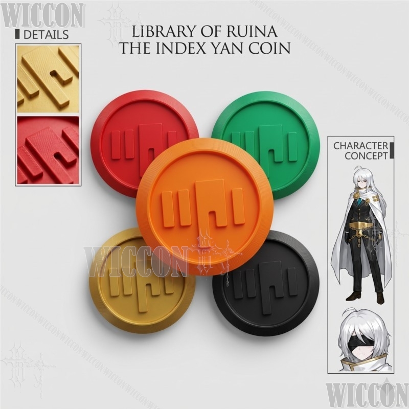 Library Of Ruina The Index Yan - Cosplay Prop 3D Print 评论和价格