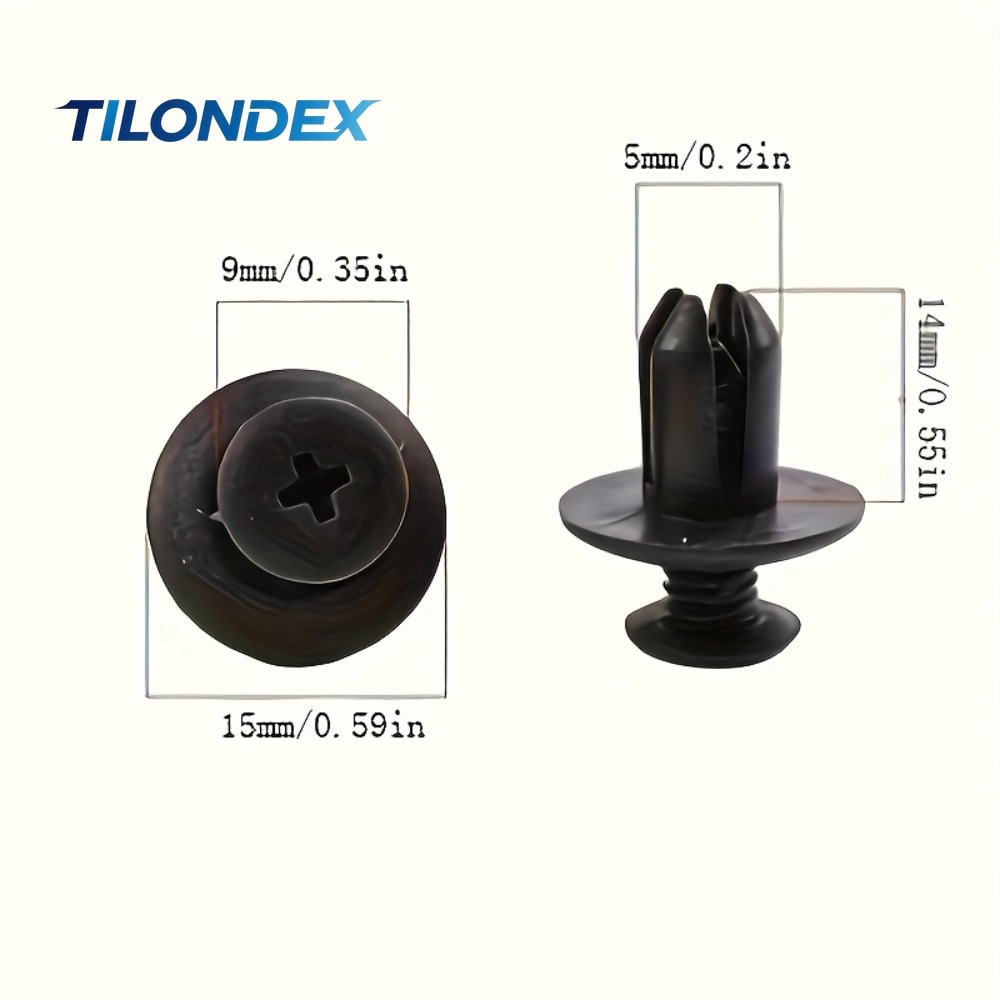 TILONDEX 100pcs Automotive Fas - Snap Fastener Set 评论和价格