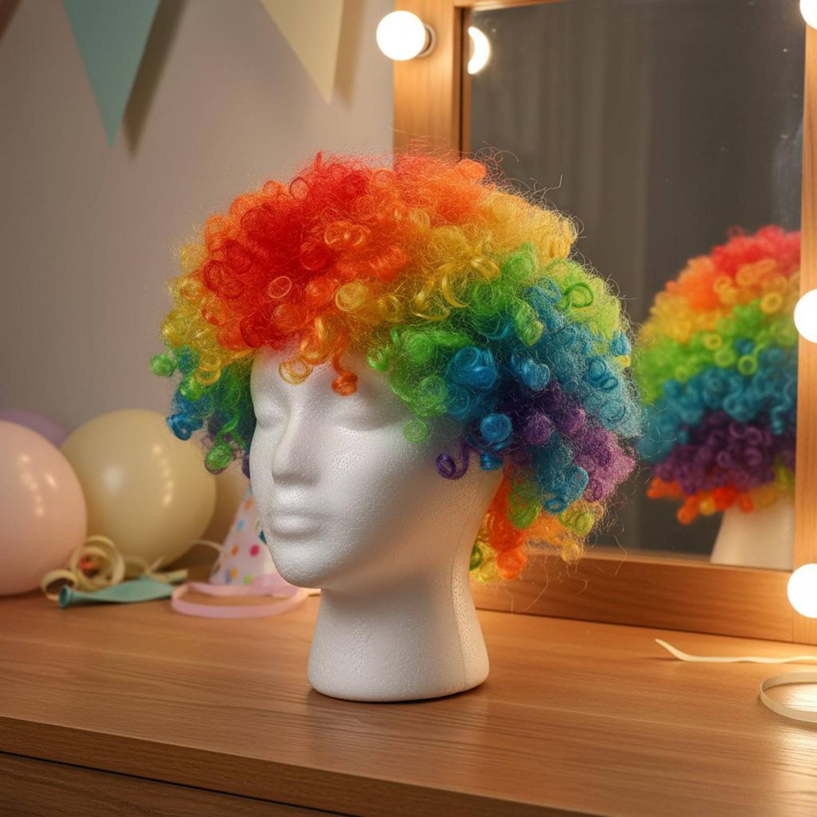 Clown Costume Set Funny Party  - Easy Cosplay Prop 评论和价格