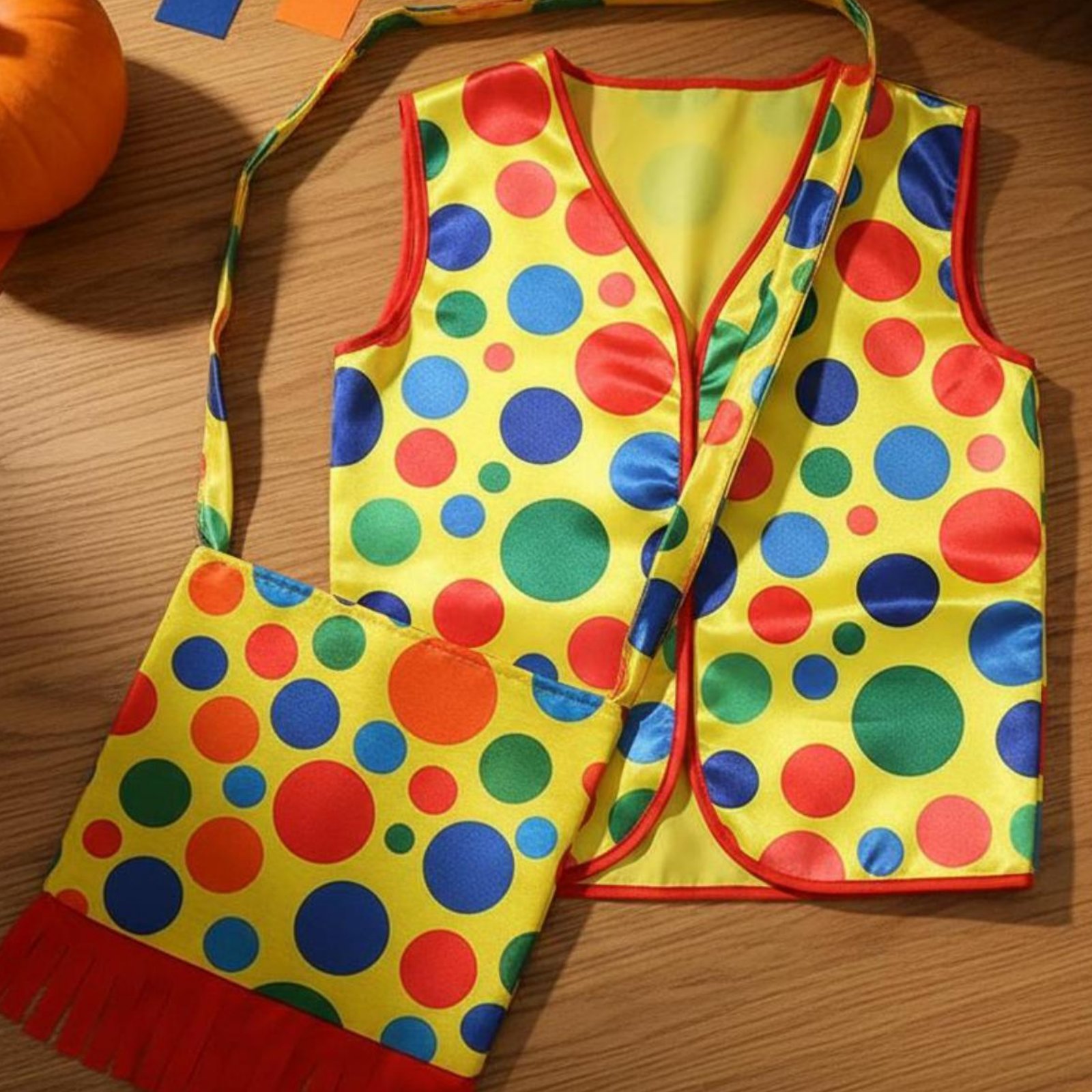 Clown Costume Set Funny Party  - Easy Cosplay Prop 评论和价格
